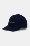 Aeronautica Militare șapcă căptușită cu l&acirc;nă culoarea bleumarin, HA1085UCT02333