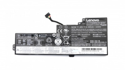 Baterie interna Laptop, Lenovo, ThinkPad T470, T480, 01AV421, 01AV419, 01AV420, 01AV489, 11.5V, 2095mAh, 24Wh foto