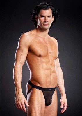 Chiloti Pro-Mesh Jock Strap, Negru, L/XL foto