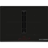 Plita incorporabila Bosch PVQ731H26E, Inductie, 4 zone de gatit, Multitouch+, CombiInduction, Hota integrata, Putere absorbtie 500mc/h, Home Connect,