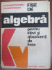 Fise de algebra pentru elevi si absolventi de licee