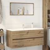 vidaXL Dulap chiuvetă, stejar artizanal, 100x38,5x45 cm lemn prelucrat