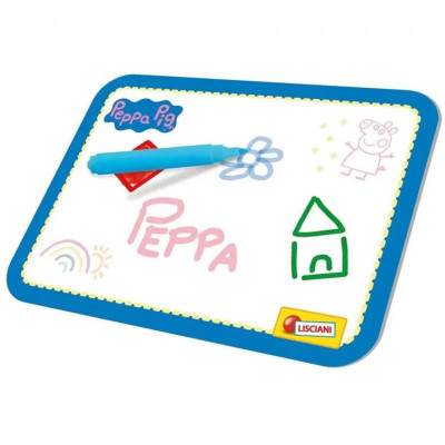 Masuta cu activitati Peppa Pig Lisciani, 27 x 46 x 33 cm, 10 jocuri educative, 2 ani+ foto