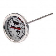 Termometru alimentar, Zola®, analogic, pentru carne, metalic, cu tija, 0 - 120 ° C