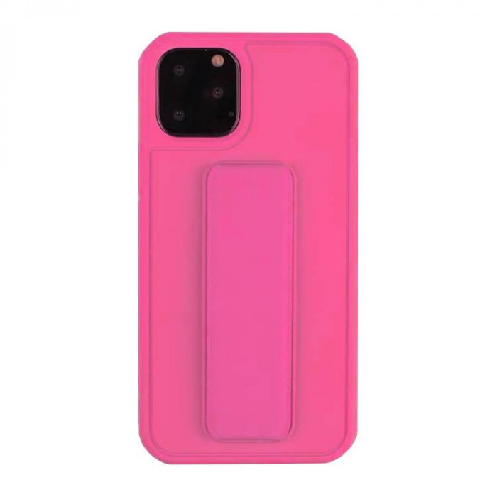 Husa Magnetic Wrist Standy Case Apple Iphone 11 (6.1) Hot Pink
