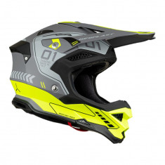 MBS Casca motocross/enduro Ufo Diamond, culoare gri/galben mat, marimea XL, Cod Produs: HE055XL