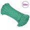 Franghie de barca, verde, 5 mm, 50 m, polipropilena