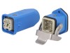 Conector HDC HARTING 5 Pini, Drept, Tata Mama, Montaj Panou/Cablu, Curent 10A, Tensiune 90V