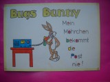 HOPCT 15078 BUGS BUNNY -GERMANIA--CARTE POSTALA RADIO AMATOR / RADIOAMATORI CARICATURA -CIRCULATA