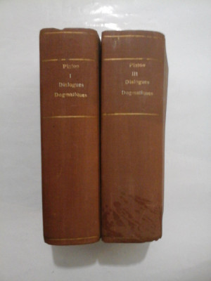 OEUVRES DE PLATON * DIALOGUES DOGMATIQUES / POLEMIQUES /SOCRATIQUES (1869)- 4 volume foto