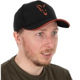 Sapca Fox Collection Baseball Cap Black &amp; Orange