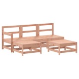 Set mobilier relaxare de gradina, 5 piese, lemn masiv douglas