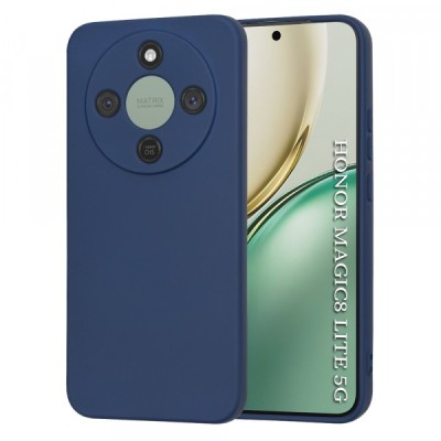 Husa pentru Honor Magic8 Lite, Techsuit, SoftFlex, Bleumarin foto