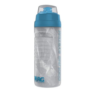 Bidon apa WAG 500ml, culoare transparent/albastru Cod:588180194RM foto