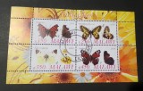 Malawi 2010 &ndash; Bloc filatelic Fluturi (Butterflies) CTO