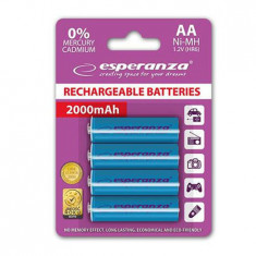 BATERII REINCARCABILE NI-MH AA R6 2000MAH 4 B foto