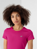 Tricou de antrenament regular cu uscare rapidă pentru femei - roz, 4F Sportswear