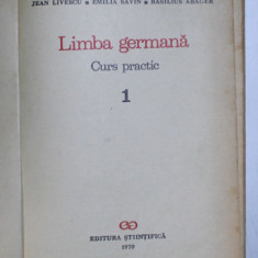 LIMBA GERMANA , CURS PRACTIC 1 de JEAN LIVESCU...BASILIUS ABAGER 1970