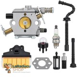 Kit carburator Stihl 021 023 025 MS 210 MS 230 MS 250 cu bujie, filtru, furtun