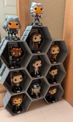 Raft hexagonal modular - Funko Pop! Negru -&amp;gt; 1buc foto