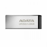 MEMORIE USB 3.2 ADATA 128 GB, carcasa metalica, gri, &quot;UR350-128G-RSR/BK&quot; (timbru verde 0.03 lei)