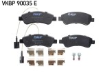 Set placute frana disc Citroen Jumper I, Jumper II, Jumper II Sasiu; Fiat Ducato, Ducato Sasiu; Opel Movano C; Peugeot Boxer, Boxer Sasiu Motor 0 D,