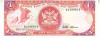 M1 - Bancnota foarte veche - Trinidad Tobago - 1 dolar - fara fir metalic