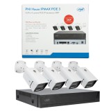 Cumpara ieftin Kit supraveghere video PNI House IPMAX POE 3 si 4 camere cu IP 3MP de exterior Power over Ethernet