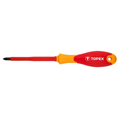 Surubelnita cruce Phillips 1000V VDE PH1x80 mm TOPEX 39D476 HardWork ToolsRange foto