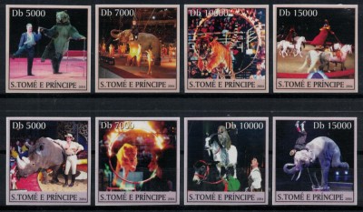 S. TOME E PRINCIPE 2004 - Circuri celebre / serii complete MNH foto