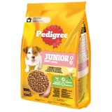 Hrana uscata caini, Pedigree, punga 500 g, talie mica, junior, carne de pasare si legume
