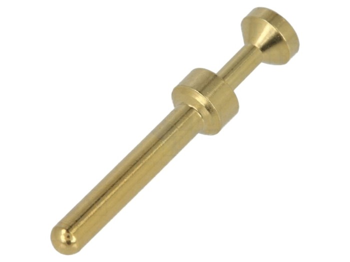Conector pin tată aurit 16A