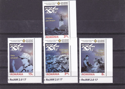 CERCETASII ROMANIEI,JAMBOREEA NATIONALA,SERIE COMPLETA,2017,Lp.2155,MNH.ROMANIA. foto