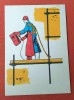 Instructaj Protectia muncii propaganda comunista anii 1980 plansa - reclama #11