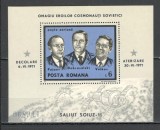 Romania.1971 Posta aeriana:Cosmonautica-Bl. YR.517, Nestampilat