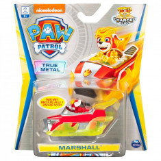 Masinuta cu figurina Paw Patrol True Metal, Marshall 20121339