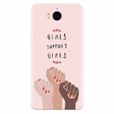 Husa silicon pentru Huawei Y6 2017, Girls Supportgirls