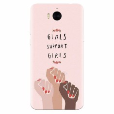 Husa silicon pentru Huawei Y5 2017, Girls Supportgirls foto