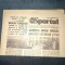 ZIARUL SPORTUL 7 DECEMBRIE 1981 ADUNARE POPULARA ETAPA