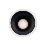 Spot LED incastrat MT 146 70408, 7W, lumina neutra, orientabil, alb mat + negru mat