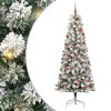 Brad de Crăciun artificial cu ramuri articulare 210 cm PVC