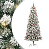 VidaXL Brad de Crăciun artificial cu ramuri articulare 210 cm PVC 3395604