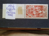 1936-Franta-Y.T.312-complet set-MNH, Nestampilat