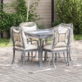 vidaXL &Icirc;mpătură cu ochiuri Transparent 2 x 2 m Polietilenă 3429346