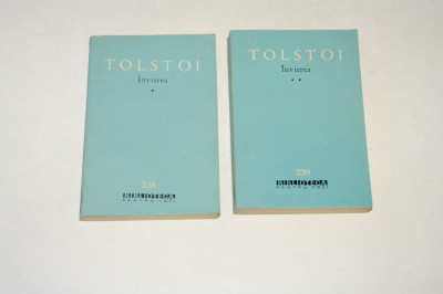 Invierea - Tolstoi - 2 vol. - bpt - 1964 foto