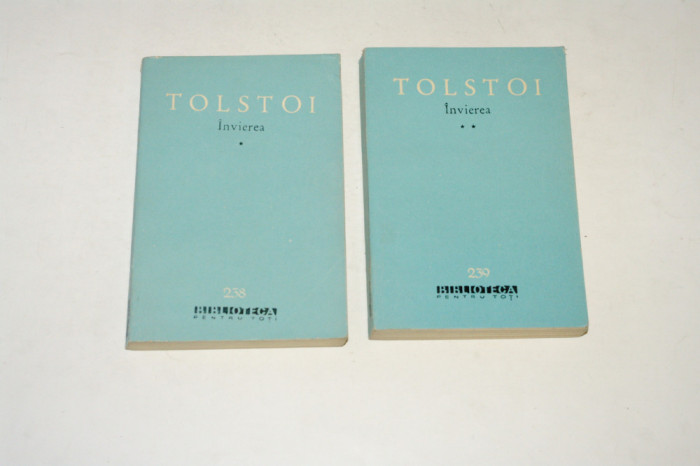 Invierea - Tolstoi - 2 vol. - bpt - 1964