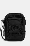 PLEIN SPORT borsetă culoarea negru, PAEA UBA0126 STE003N