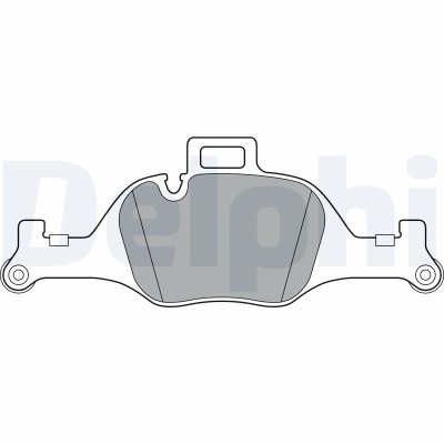 DELPHI LP3299 set placute frana,frana disc foto