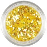 Paiete 1mm - hexagoane galbene ca mierea, INGINAILS