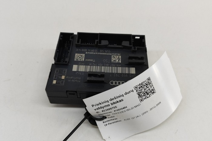 Modul de control ușă dreapta față AUDI Q7 4L 2009 OEM: 4F0959792T,8K0959792M 23999705